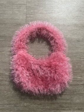 SHEIN Pink Fluffy Mini Bag